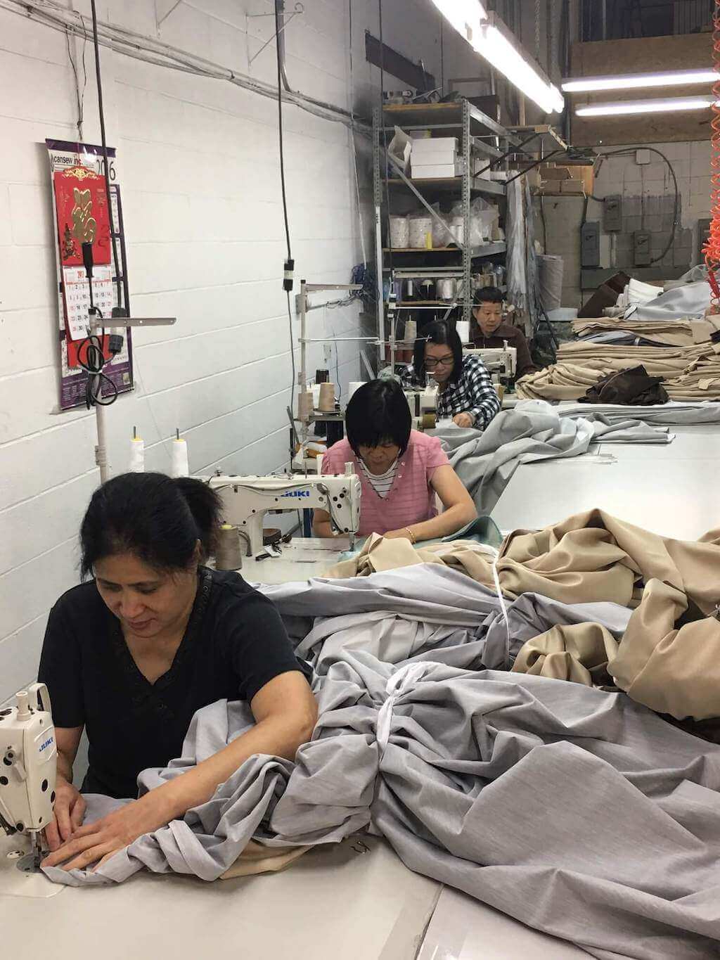We mill our own textiles and shade vinyls.