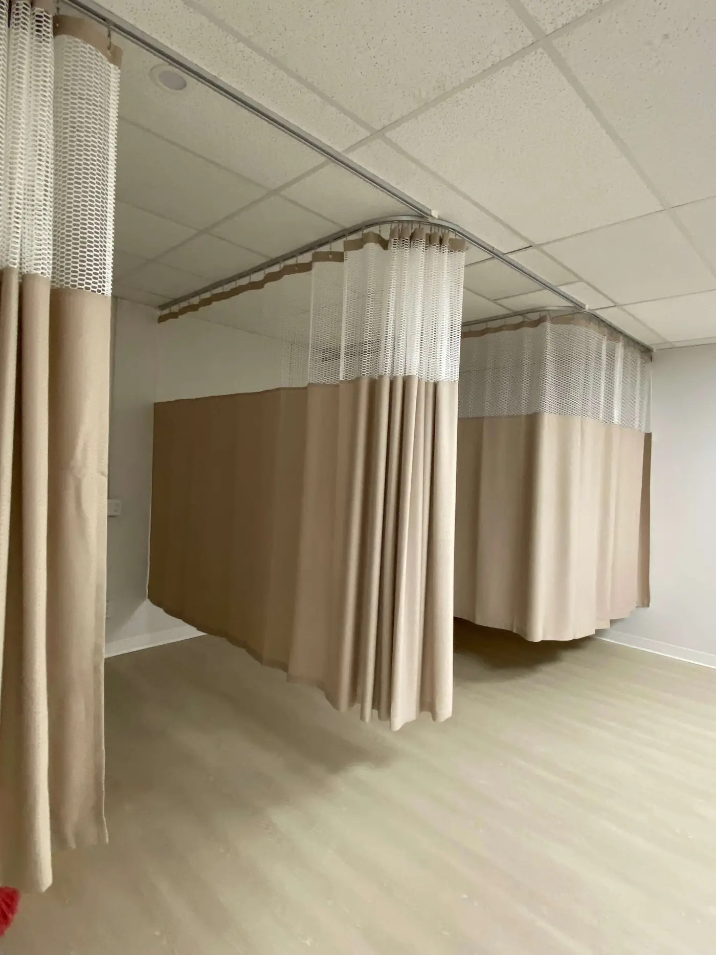 Hospital cubicle curtains